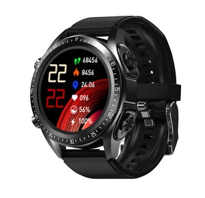 Smartwatch Bluetooth Ohrhörer 2 in 1 Musik Armbanduhr Fitness Uhren - Bild 1 von 12
