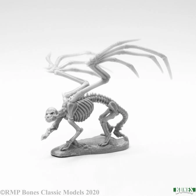 Reaper 77931: Skeletal Manticore Dark Heaven Bones Plastic Miniature - Image 1 of 4