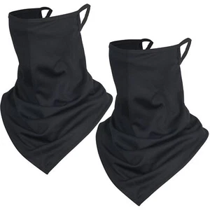 Neck Gaiter with Ear Loops Face Scarf Bandana For Men Balaclava Cover for Out... - Picture 1 of 7