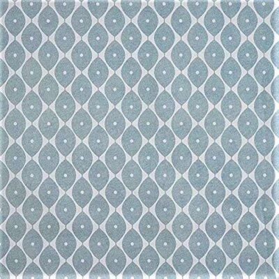 PVC PLASTIC VINYL TABLE CLOTH COVER DUCK EGG BLUE PLAIN ABSTRACT GEOMETRIC LEAF - Image 1 of 4