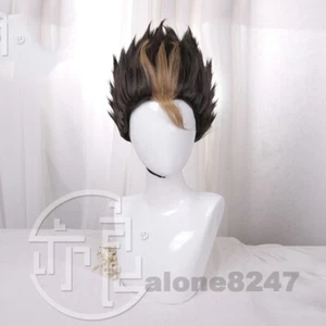 Yu Nishinoya Haikyuu!! Pelucas de pelo mixto estilo rascacielos Anime Cos sintéticas - Imagen 1 de 4