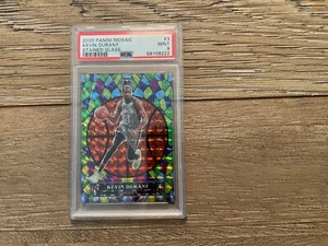 2020 Panini Mosaic Basketball Kevin Durant Stained Glass PSA 9 Mint Case Hit SSP - Picture 1 of 2