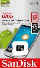 Sandisk Ultra 32GB Micro UHS-I Class 10 Flash TF Card Memory Card