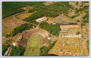 Vintage Luftaufnahme des Duke University Stadium Durham North Carolina NC Postkarte - Bild 1 von 2
