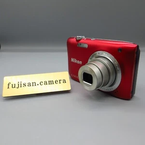 [For Repair] Nikon COOLPIX S2900 Red Digital Camera +charging cable From JAPAN 4 - Picture 1 of 13