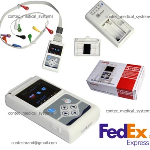 Registratore monitor Holter sistema TLC5000 ECG/EKG 12 canali Analizzatore+PC SW, CE&FDA - Foto 1 di 12