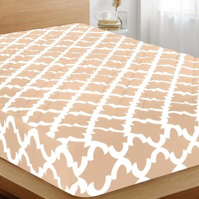 Quilted Fitted Washable Mattress Pad Fits Up to 16 Inches Deep Utopia Bedding - Image 1 of 4