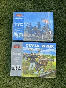 2 x IMEX 1:32 54mm American Civil War Union Cannon Set 771 + Union Calvary 503 - Bild 1 von 3