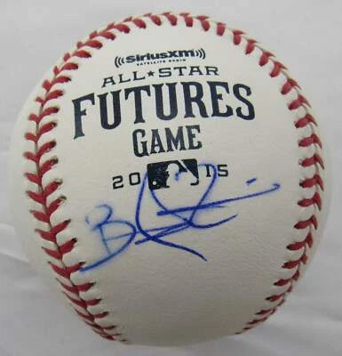 Bradley Zimmer Firmado Automático 2015 Futuros Juego Béisbol B158 Foto 1 de 2