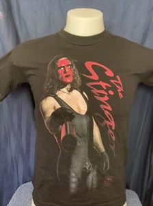 1998 WCW The Stinger World Championship Wrestling Youth Large Black T Shirt T3 - Picture 1 of 8