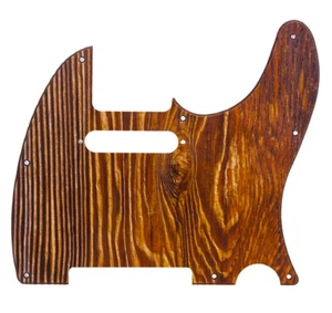 TELECASTER Golpeador Scratch Placa Texturizado Madera Efecto Para Tele FENDER Eu - Imagen 1 de 3