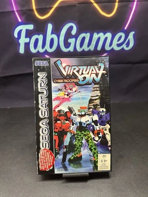 Virtual On Cyber Troopers • Sega Saturn Game + Manual PAL (1996) Complete CIB - Image 1 of 3