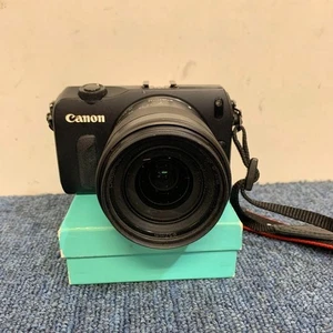 Canon EOS M Mirrorless Digital Camera with Lens Black Very Good from Japan F/S - Picture 1 of 20