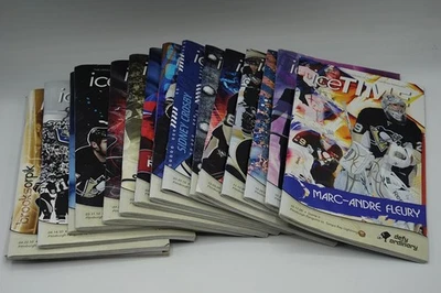 Pittsburgh Penguins Ice Time Game Program Lot of 17 - Image 1 of 4