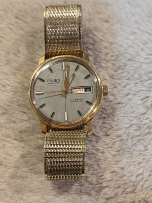 RELOJ PULSERA GP AUTOMÁTICO PARA HOMBRE 731 CD GRUEN 17 JEWEL CORRE PUNTO DE MIRA + CORREA GF  Foto 1 de 4