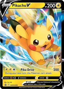 Pokemon Sword & Shield Promo Pikachu V SWSH285 Holo Card - Picture 1 of 1