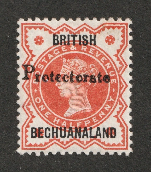 Bechuanalandia británica 1888 Sc# 52 - medio centavo, QV. MH Cv$13,50 Foto 1 de 1