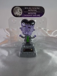 New 2014 Frankenstein Halloween Mini Solar Bobble Head Figure - Picture 1 of 3