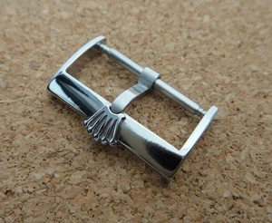 Fibbia Rolex antica nuova mai usata rara 20mm SS argento - Foto 1 di 3