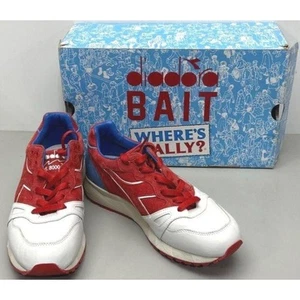 Diadora x Bait x DreamWorks S8000 Where's Wally Mens size 9 New Excellent - Picture 1 of 8