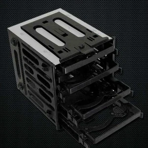 5.25" 4x 3.5" HDD SATA SSD HDD Cage Hard Drive Caddy Adapter Bracket M6U0 - Picture 1 of 5