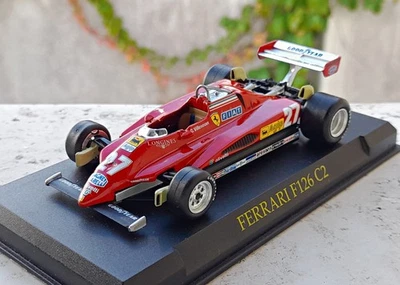 🔹🔹🔹 FERRARI 126 C2 VILLENEUVE 1982 1:43 COLLEZIONE FERRARI F1 MODELLINO🔹🔹🔹 - Immagine 1 di 3