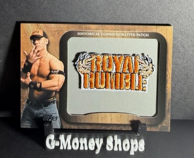 Parche conmemorativo histórico Topps WWE 2009 parche John Cena #P4 Foto 1 de 2