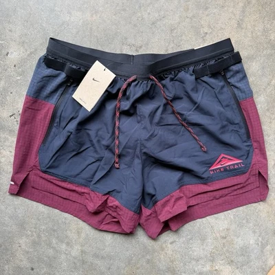 New Nike Dri-FIT Flex Stride Men's Trail Shorts Size Large 5'' Length DN4480-638 - Image 1 of 4