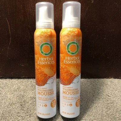 X2 Herbal Essences Body Envy Volumizing Mousse Citrus Essences #4 Max Hold 6.8oz - Image 1 of 4
