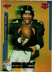 JOHN ELWAY 1999 COLLECTOR'S EDGE TRIUMPH FANTASY TEAM #FT2 DENVER BRONCOS HOF - Picture 1 of 2