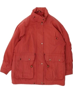 Abrigo acolchado C&A para mujer Reino Unido 16 grande rojo poliamida BZ81 - Imagen 1 de 3