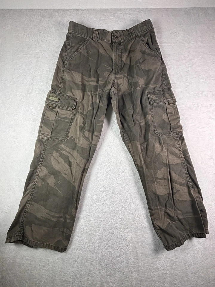 Wranglers грузовой камуфляж плотник брюки для мальчиков размер 12 хаски военного стиля брюки - Изображение 1 из 4