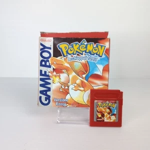 Pokemon Rot mit Box und Original Patrone AKKU NEU Nintendo Game Boy - Bild 1 von 16