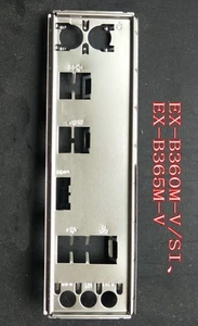 1Pc I/O Shield For Asus EX-B360M-V/SI & EX-B365M-V Motherboard Backplate IO - Afbeelding 1 van 4