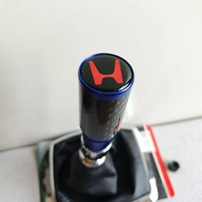 TYPE R BLUE CARBON shift stick gear knob CIVIC EP3 FN2 FK2 FK8 S2000 INTEGRA CRZ - Image 1 of 4