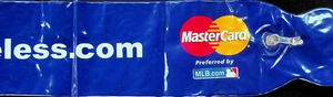 Inflatable Plastic Bat - MLB and MasterCard - New - Picture 1 of 5