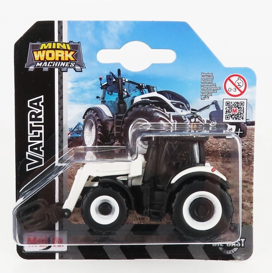 MODELLINO AGRICOLO STATICO DIECAST VALTRA Q305 TRATTORE 2018 BIANCO SCALA 1/64 - Immagine 1 di 1