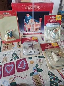 Lemax Dickens Ville 5pc Daily Evening Press Porcelain Lighted House 1993 - Picture 1 of 1