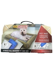 New Coleman 4 Piece All Season Pet Mat Set removable inserts temperature control - Picture 1 of 5