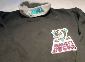 Anaheim Ducks Youth Sweat Shirt Turtleneck  XL NHL Majestic Brand Cotton/poly
