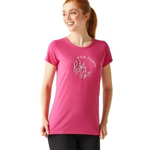 Regatta Womens Breezed IV T-Shirt Cotton Super Soft Top Tee - Picture 1 of 36