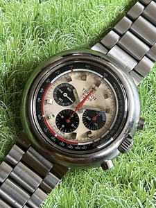 RARE Vintage Tissot T12 Chronograph Panda UFO 40504 Original Working Preserved