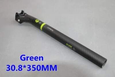 Tija de sillín de bicicleta de montaña de carbono completo 3K 27,2 25,4 31,6 mm Foto 1 de 4