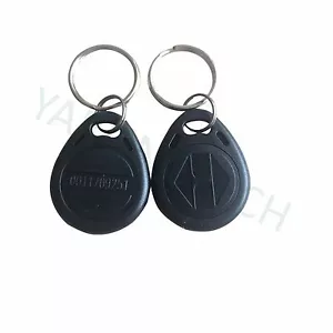 Portachiavi impermeabile RFID 125khz EM4100 TK4100 nero ABS -10 pz - Foto 1 di 1