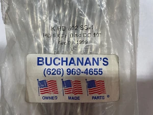 Buchanans Stainless Steel Twisted Spokes & Nipples Harley Davidson HD802SS-1 19" - Picture 1 of 5