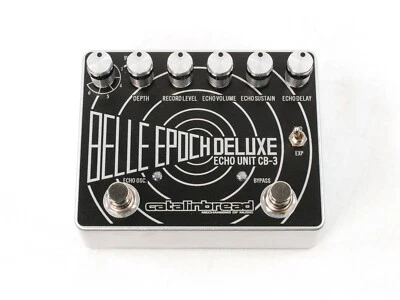 Used Catalinbread Belle Epoch Deluxe (Black and Silver) Delay Guitar Pedal - Image 1 of 3