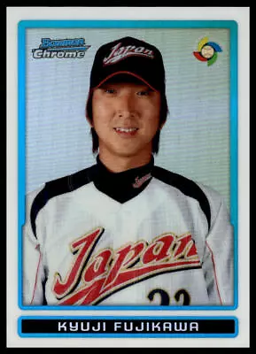 2009 Bowman Chrome WBC Prospects Refractor /500 Kyuji Fujikawa #BCW39 - Image 1 of 2