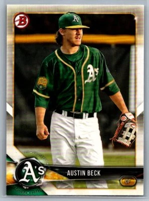 2018 Bowman #BP6 Austin Beck Prospects - Image 1 of 2