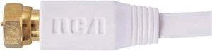 RCA VH606WHR RG6 Coaxial Cable (6ft; White) - Picture 1 of 2