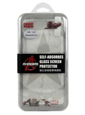 Avengers Iron Man iPhone 6 6s 7 Plus Glass Screen Protector Civil War New - Image 1 of 3
